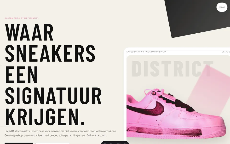 Laced District voorbeeldweergave